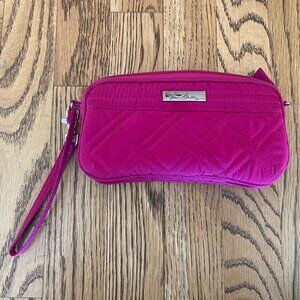 Vera Bradley Wristlet Magenta microfiber